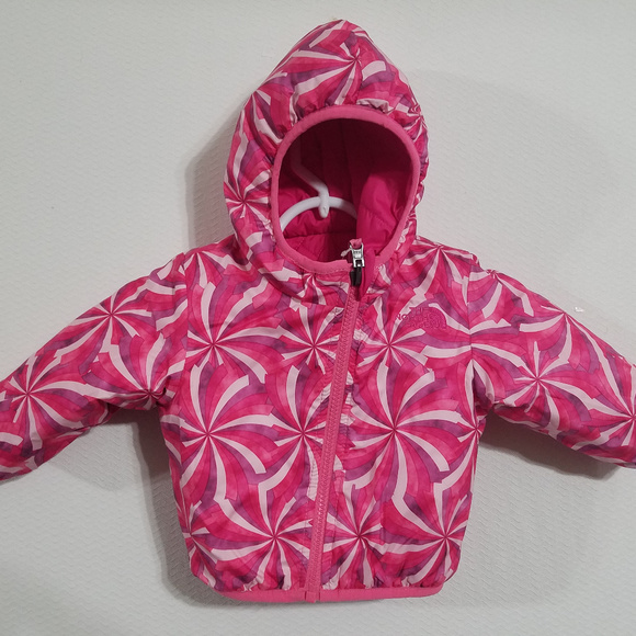 NEW North Face Infant 3-6M Girls Winter Jacket Coat 3M 6M Pink Baby Babies NWT 3 - Picture 2 of 8